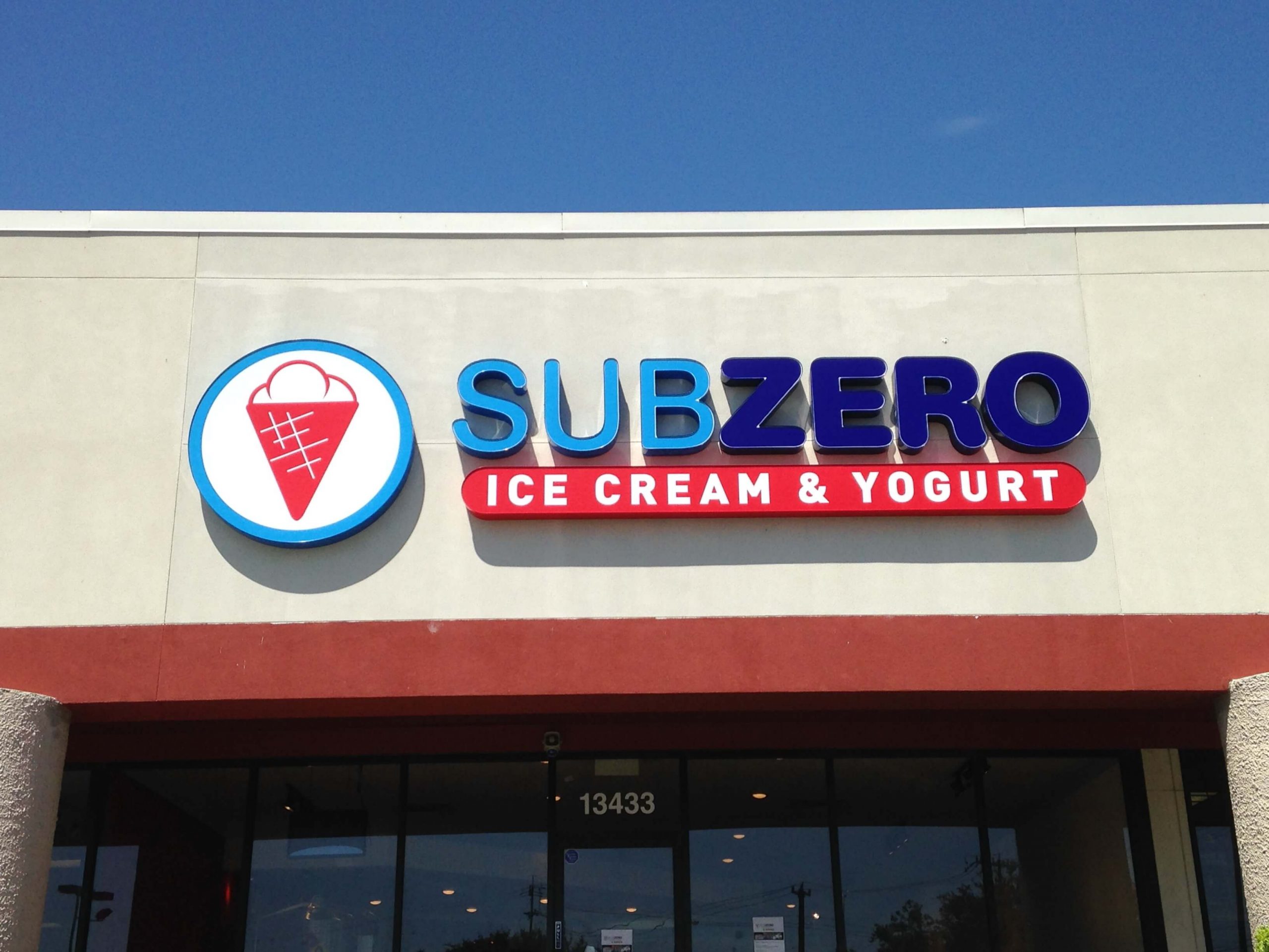 Sub Zero Ice Cream restaurant