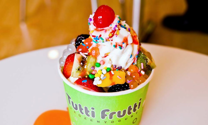 Tutti Frutti menu