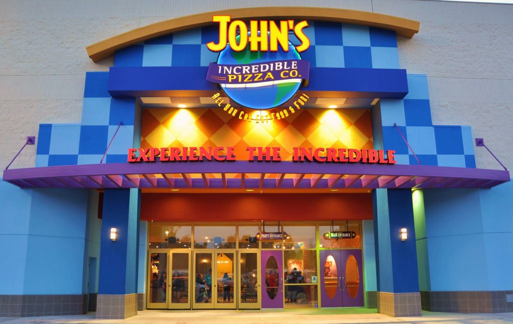 John's Incredible Pizza menu prices