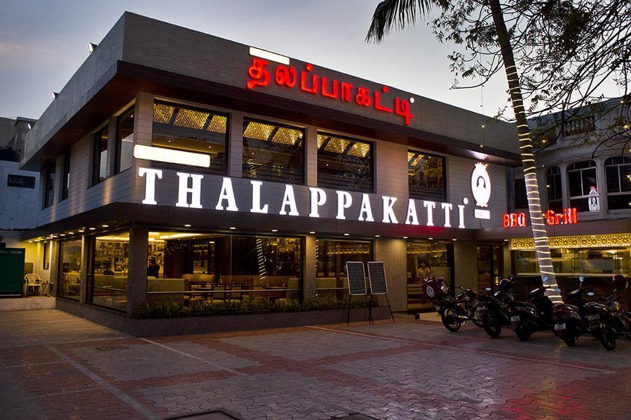 dindigul thalappakatti restaurant store