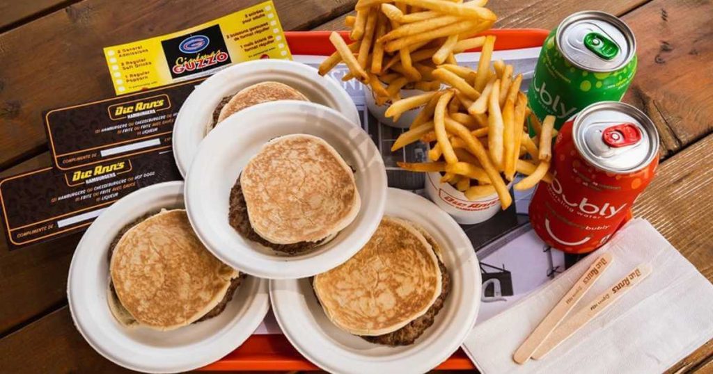 Dic Ann's Hamburgers menu