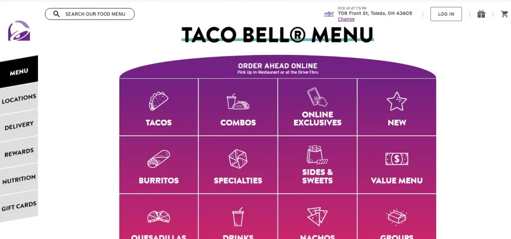 How To Order From Taco bell Online