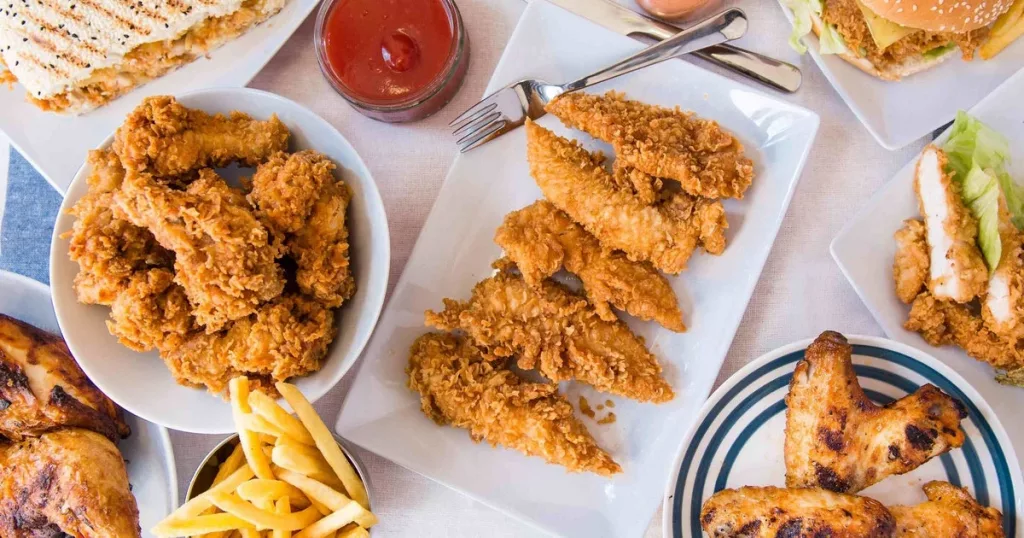 Dixy chicken with fries