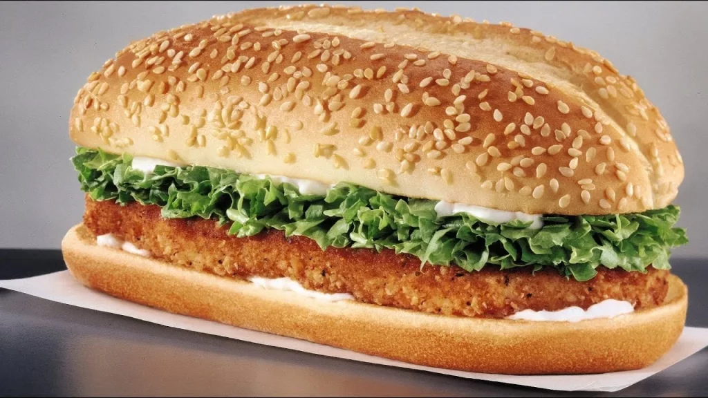 Burger King chicken sandwich