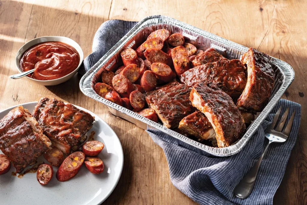 Ribs and sausages at Chili's