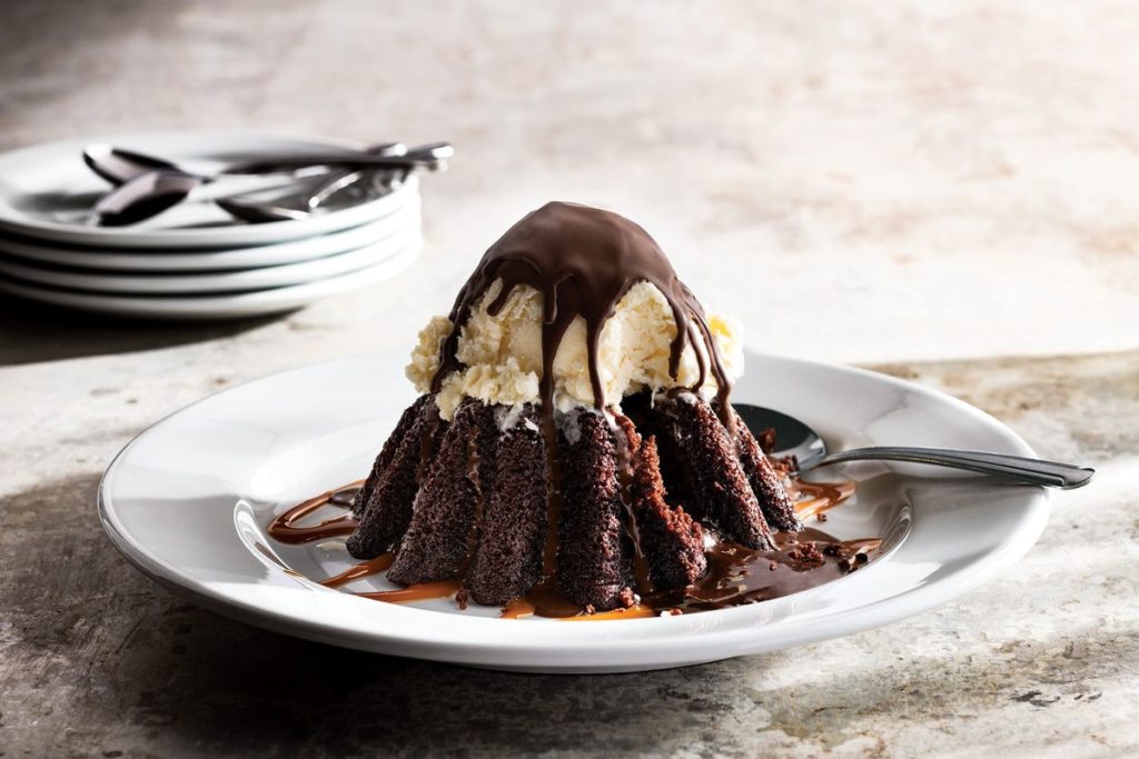 Molten chocolate at Chili's
