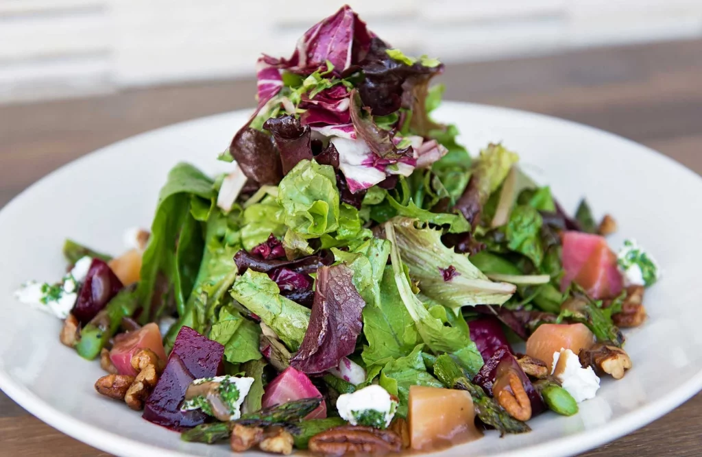 Gluten-free salad at Cheesecake Factory