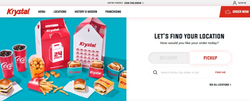 Krystal location