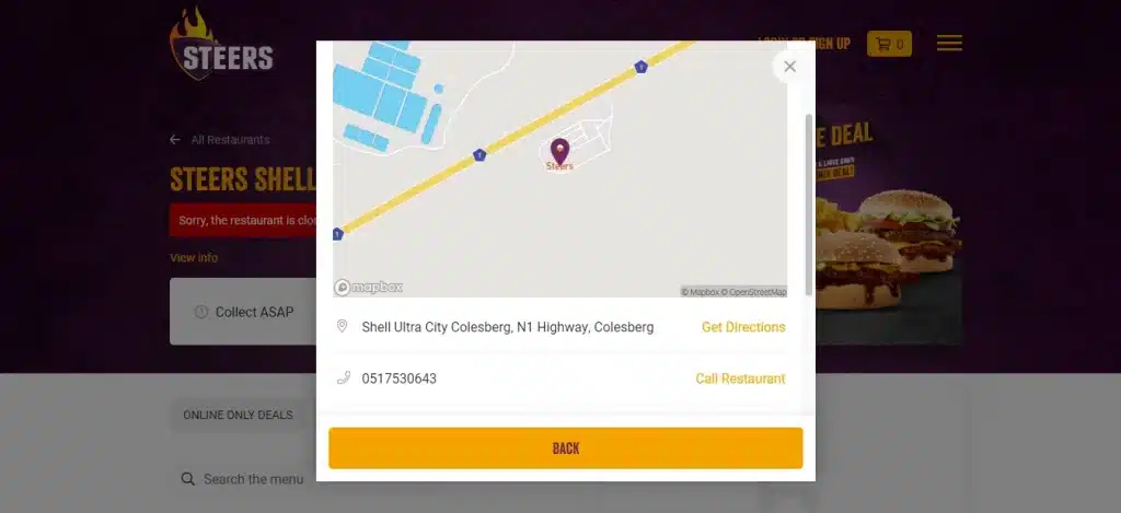 Steers Location
