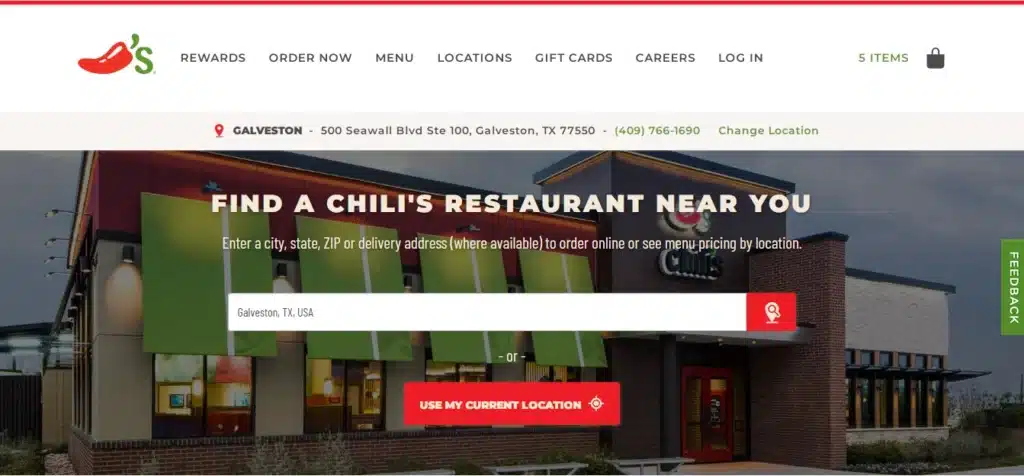 Chili's Location