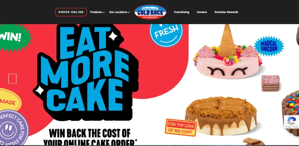 Cold Rock Ice Creamery Official Page