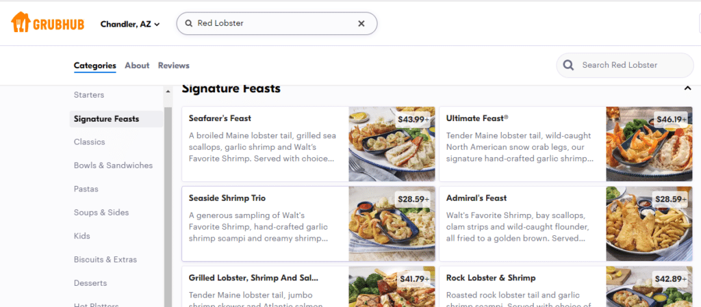 Red Lobster Drinks Menu With Prices