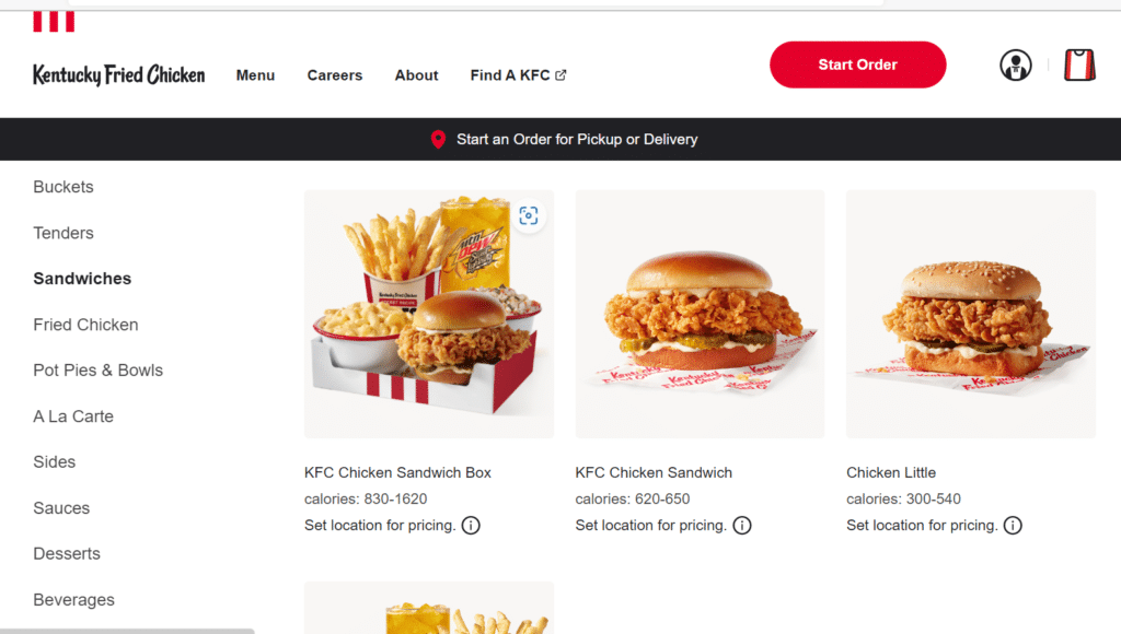 KFC Halloween Menu