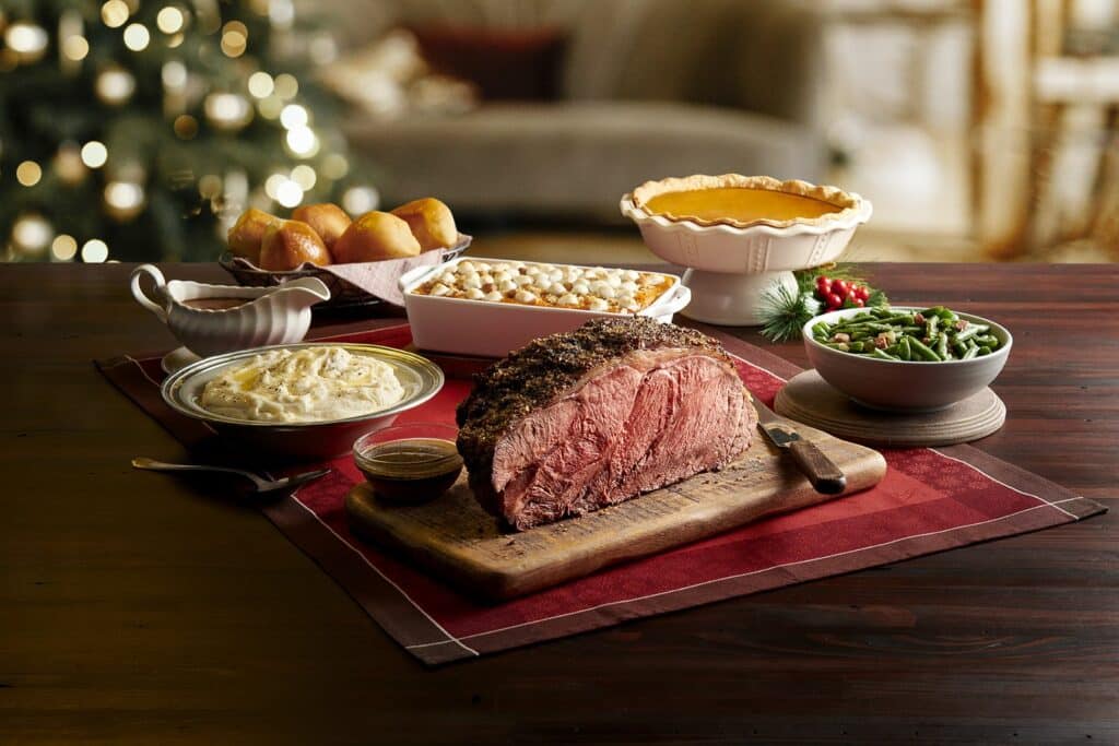 Holiday Roast Beef Meal
