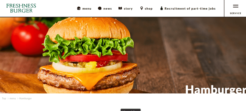 Freshness Burger Official Website