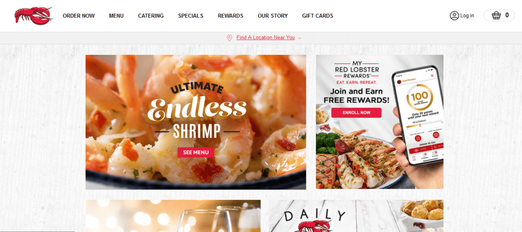 Red Lobster Website