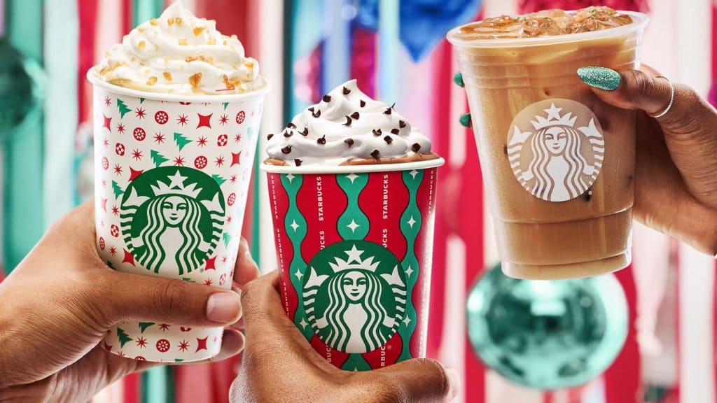 Starbucks Christmas Menu