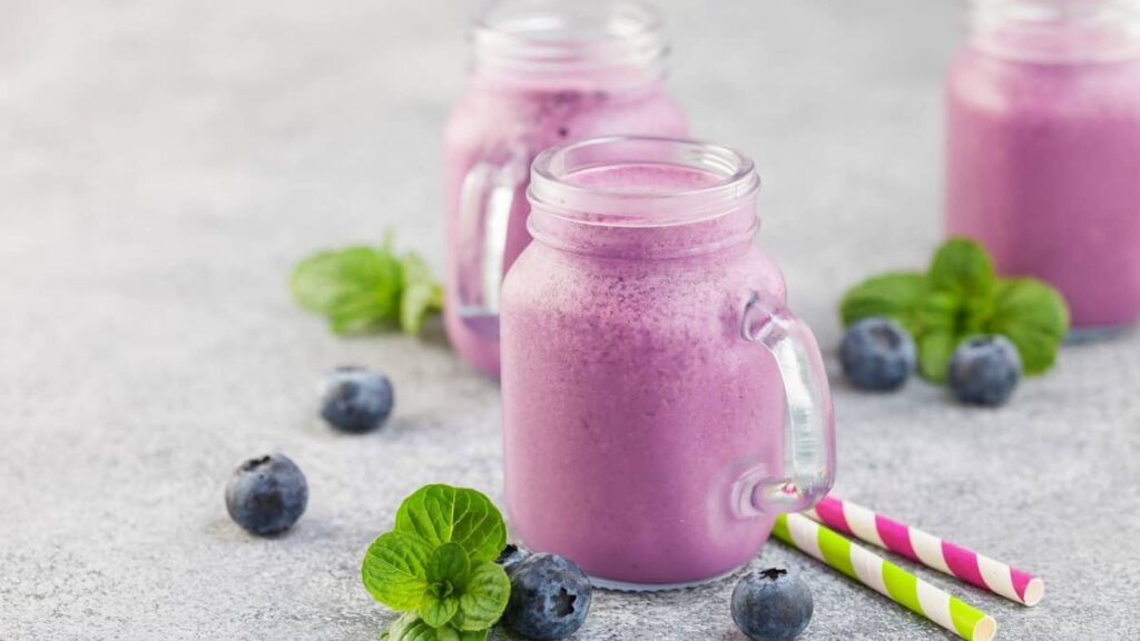 Blueberry Cheesecake Milkshake