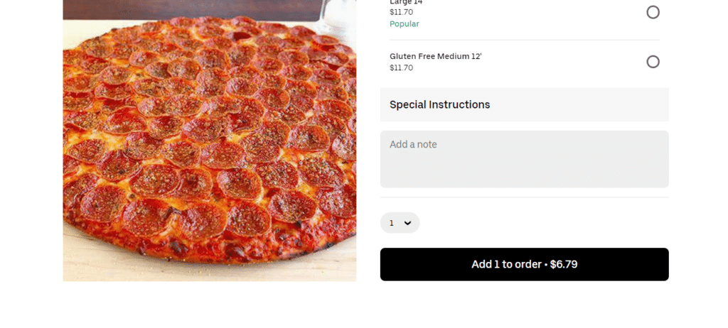 Donatos Pizza Add To cart