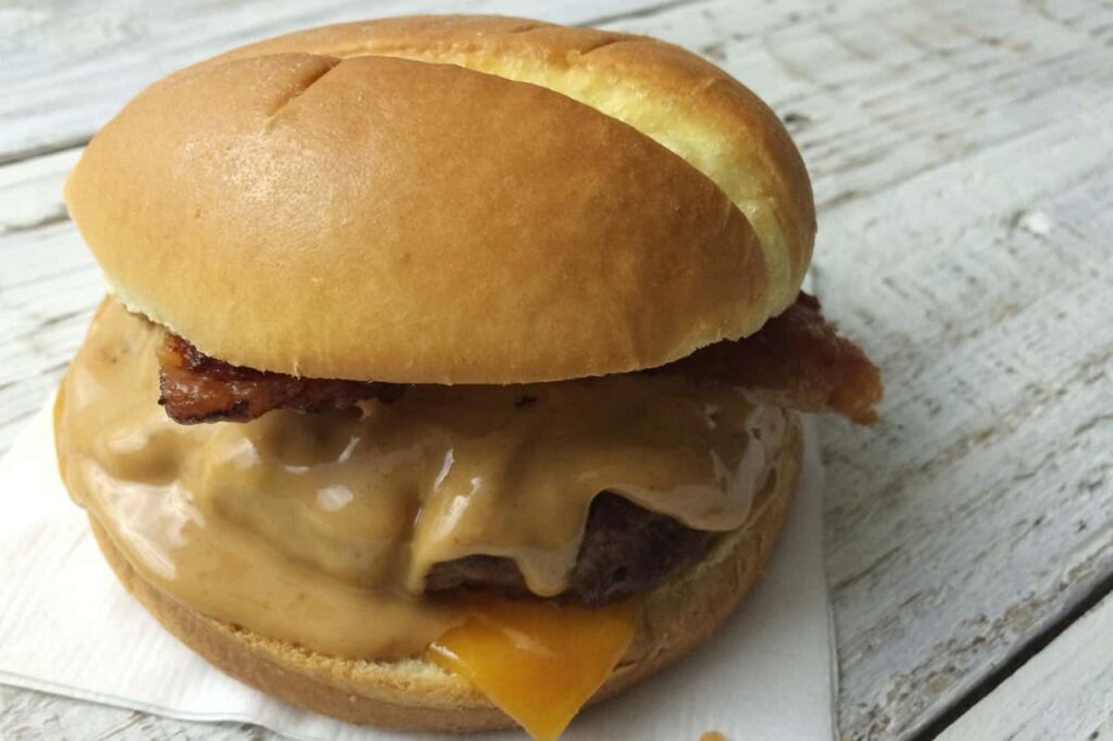 Peanut Butter Bacon Cheeseburger