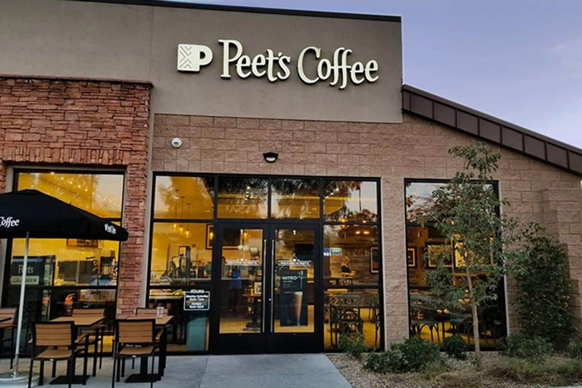 Peet's Coffee Holiday Menu