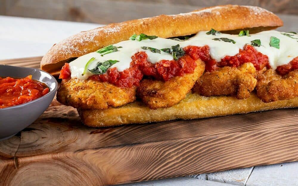Subway Chicken Parmesan Sandwich