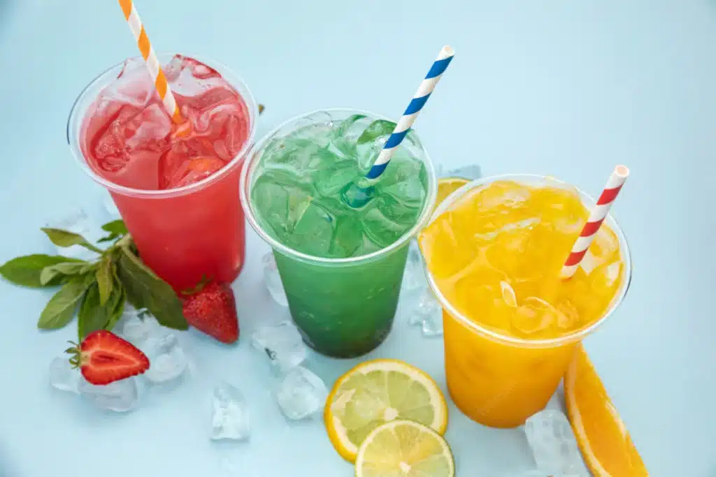 Wawa colorful lemonades
