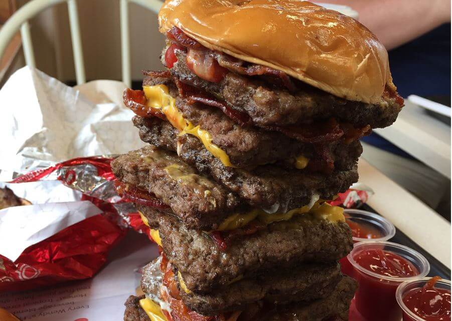 Wendy's The T-Rex Burger