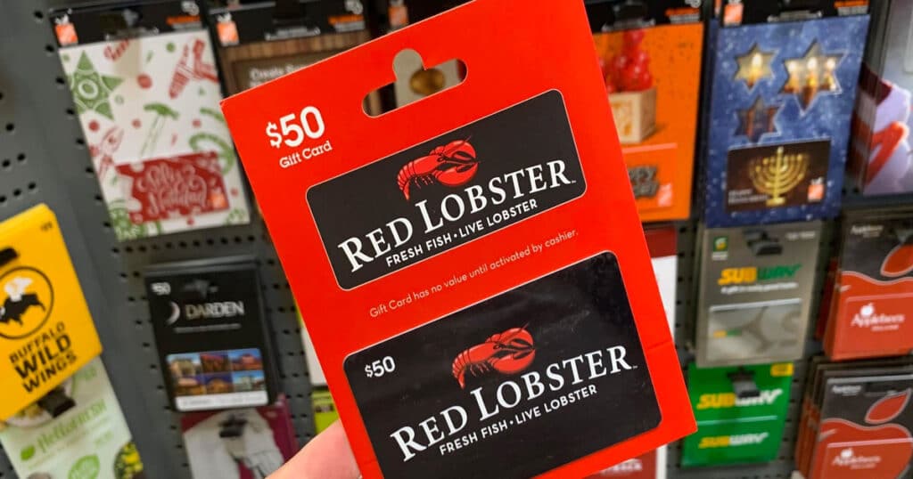 red lobster gift card