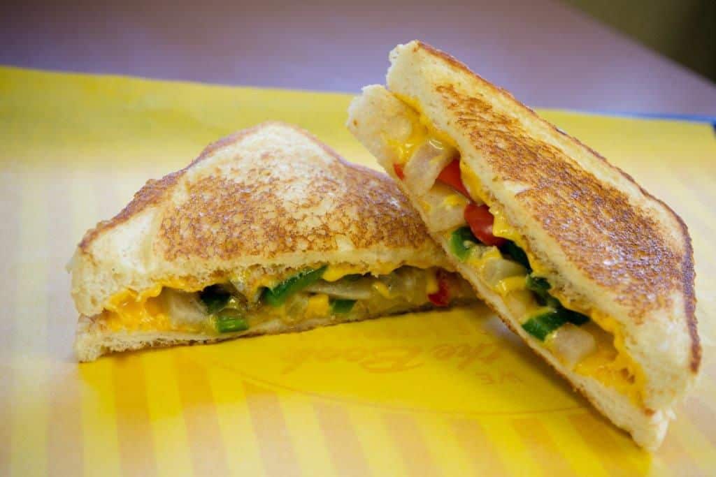 whataburger Grilled Cheese Veggie Sandwich