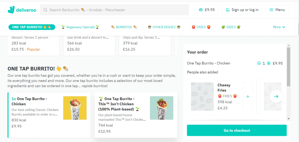 Barburrito Checkout