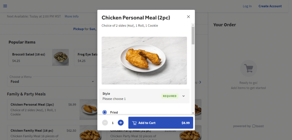 Chick-A-Rama Add To Cart