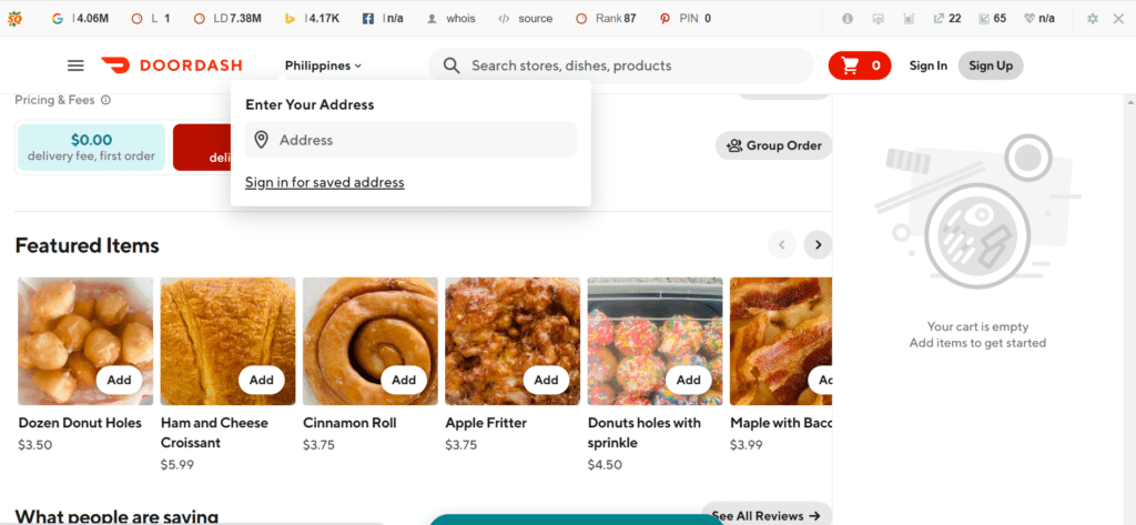 J.CO Donuts & Coffee Location