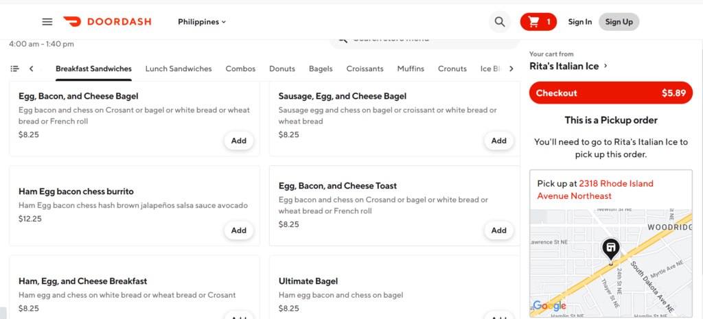 J.CO Donuts & Coffee Menu