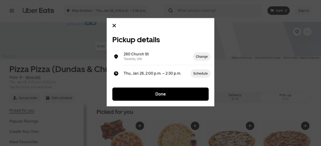 Pizza Pizza Location