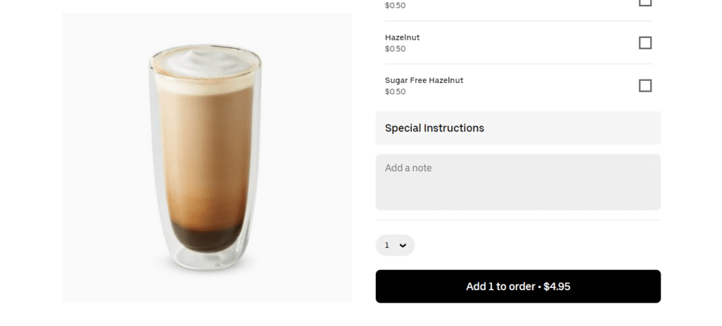 Second Cup Add To Cart