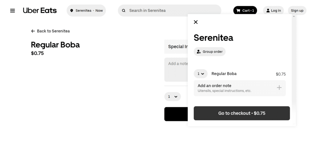 Serenitea Checkout