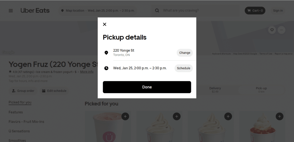 Yogen Fruz Location