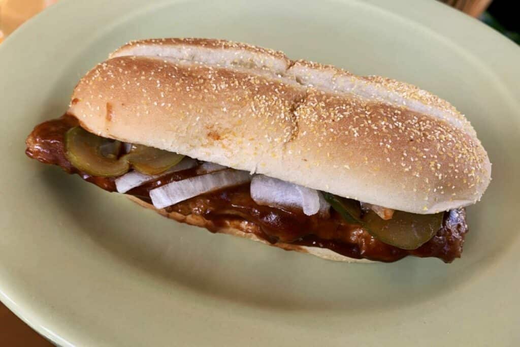 Chopped Beefsteak Sandwich