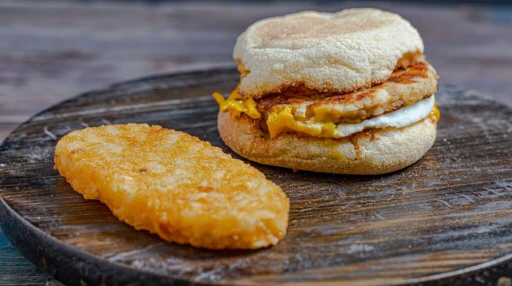 Hash Brown Egg McMuffin In Picture