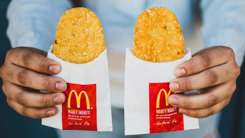 Hash Browns In Hands