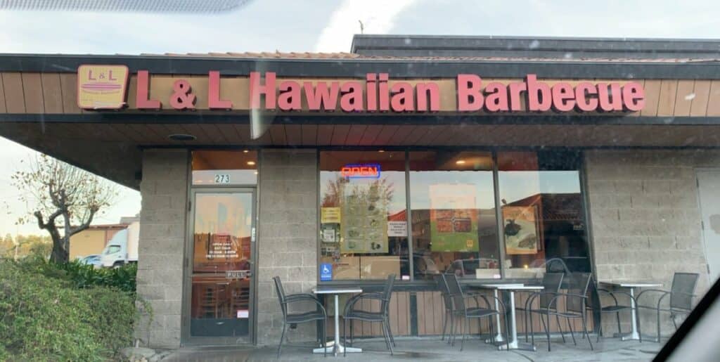 L&L Hawaiian Barbecue restaurant