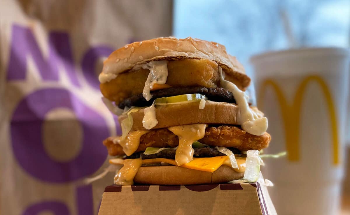 McDonald's Land Air And Sea Burger