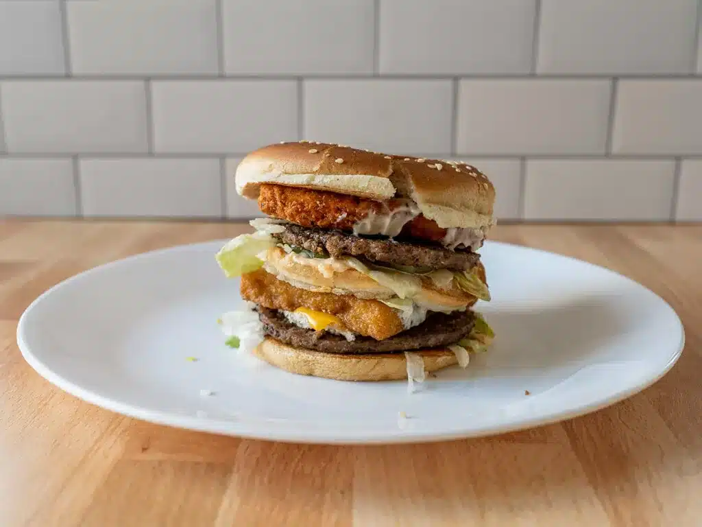 McDonald's Land Air And Sea Burger