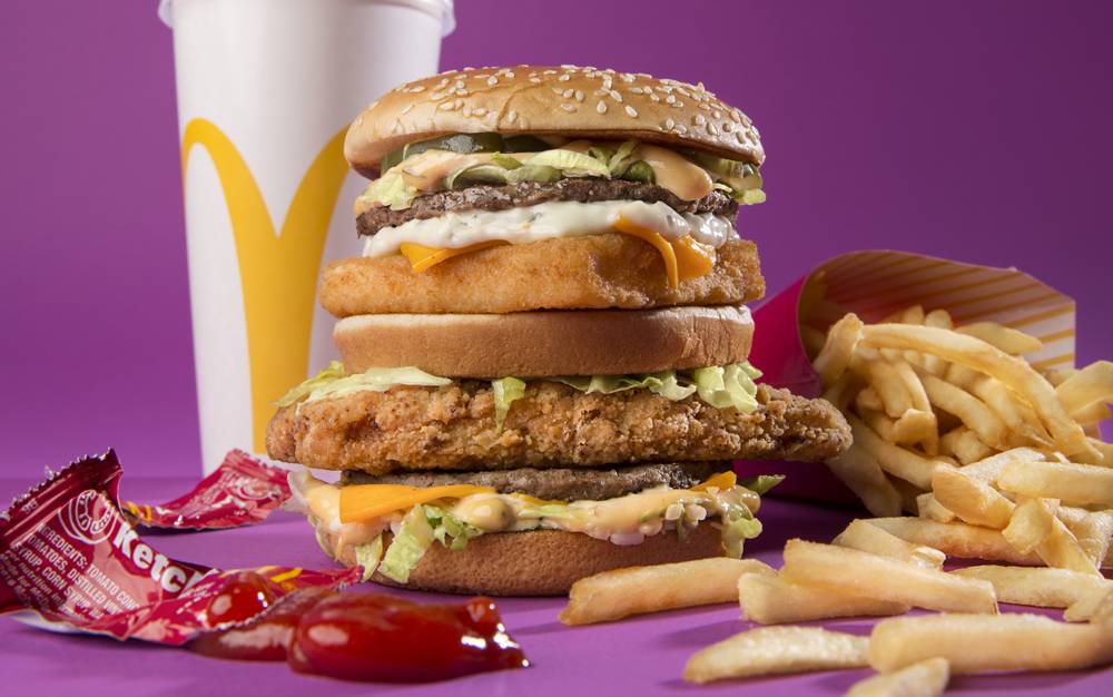 McDonald's Land Air And Sea Burger
