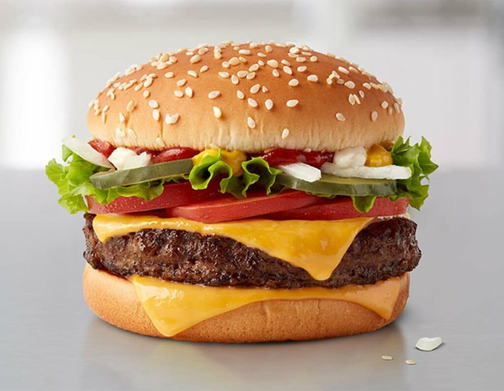 McDonald's Quarter Pounder With Cheese Deluxe