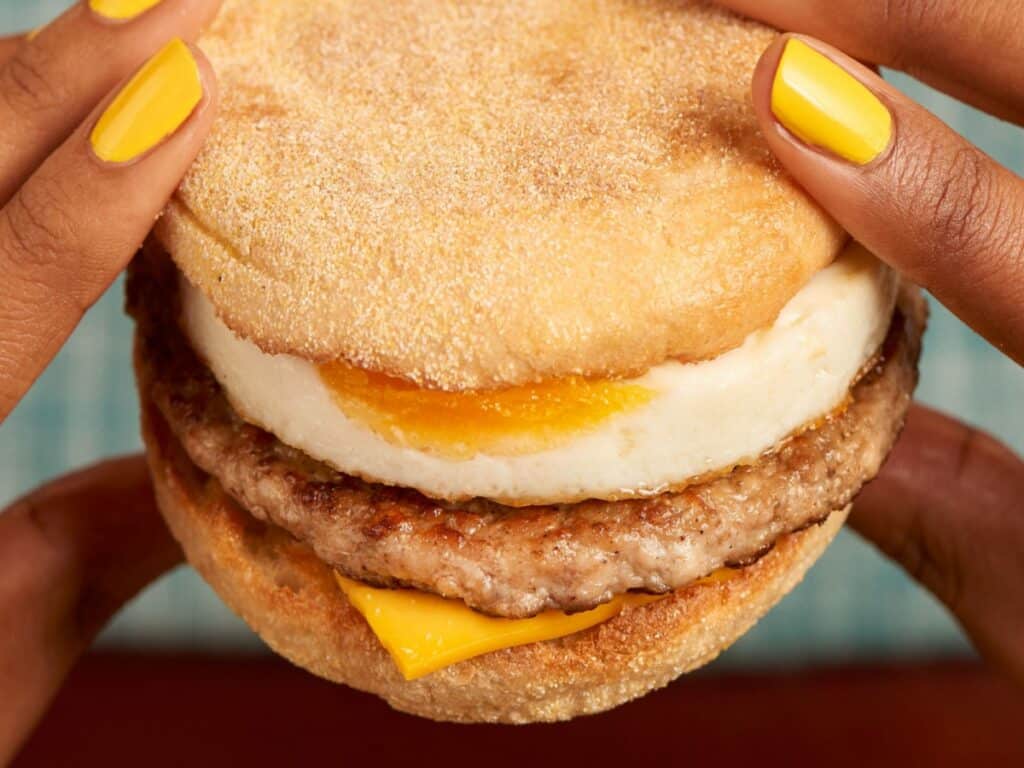 McDonald's Sausage McMuffin with Egg