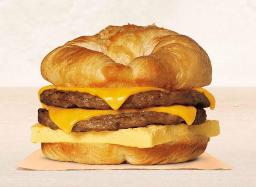 BK Brekafast Allergen Menu