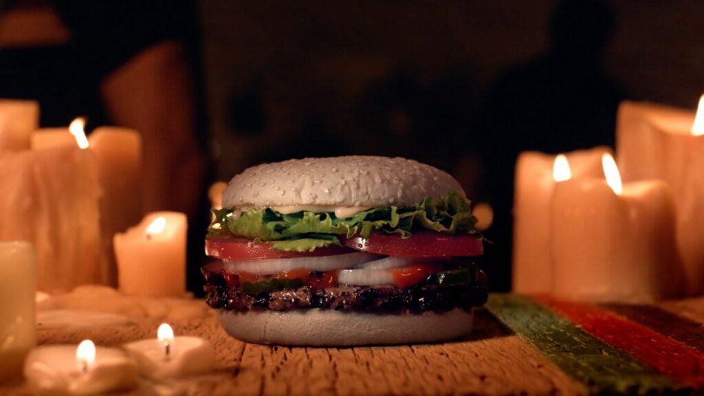 Burger King Ghost Whopper Sandwich
