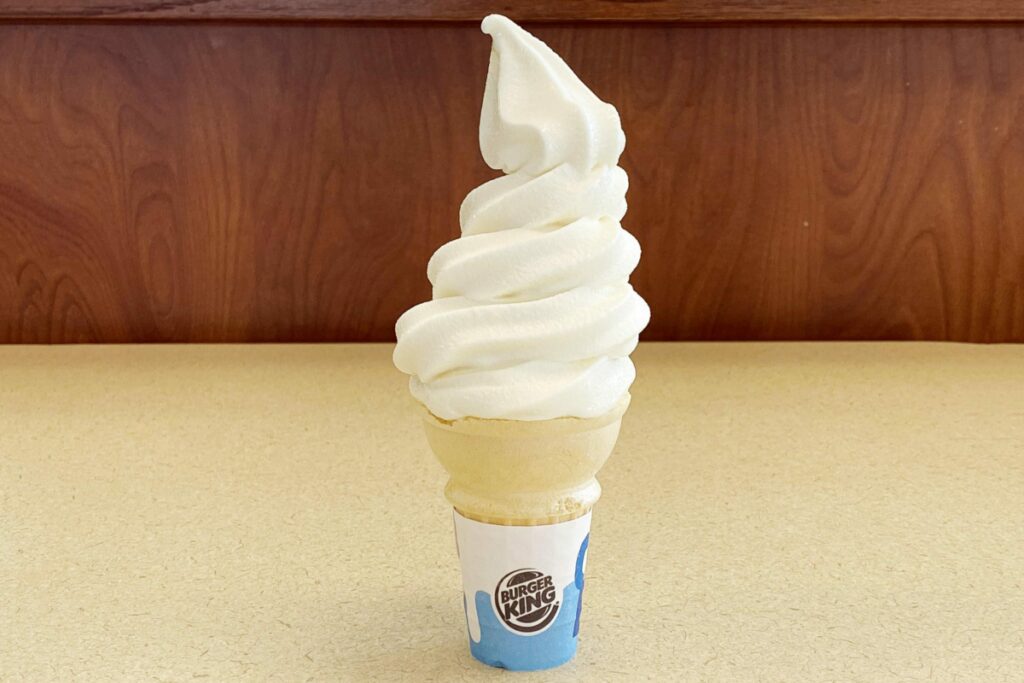 Burger King Ice cream